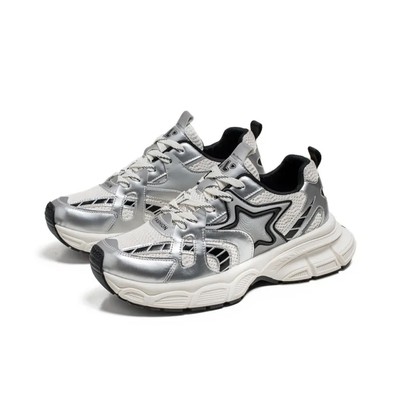 BEN SHERMAN Cushioning Height Increase Low Top Chunky Sneakers Men's-5