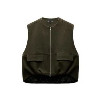 ZARA ZW Series Vest Women's Khaki