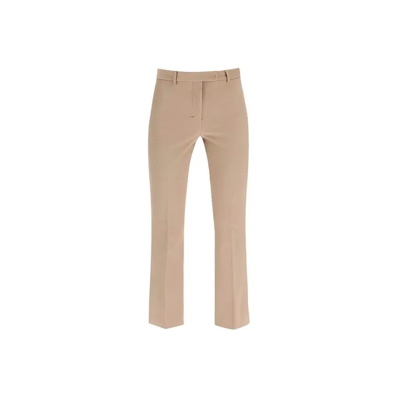 MaxMara Umanita Twill Cropped Trousers-0