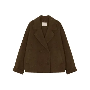 IHIMI Coat Women's Camel Coffee
