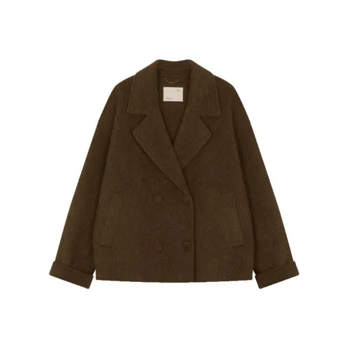 IHIMI Coat Women's Camel Coffee