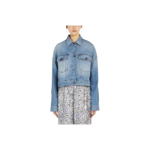WEEKEND MaxMara Fiumana Button-Up Denim Jacket