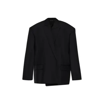 Balenciaga Collared Oversized Jacket