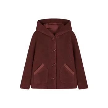 IHIMI Velvet feel Coat Women's Ancora Red