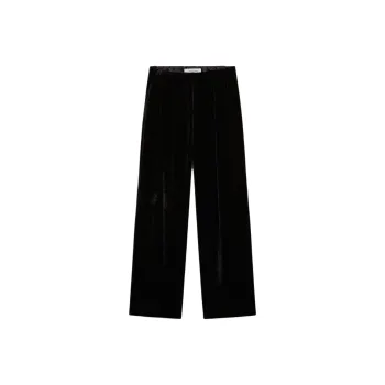 Golden Goose Straight Leg Velvet Trousers