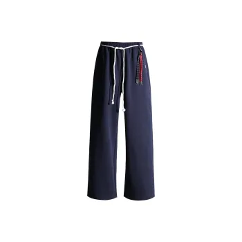 FHMY Casual Pants Women's Navy Blue