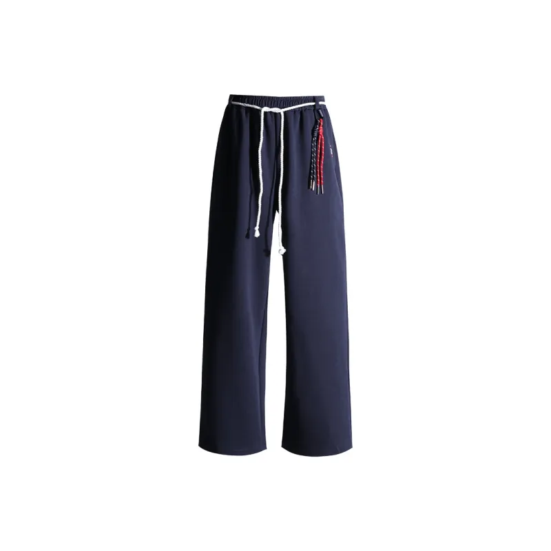 FHMY Casual Pants Women's Navy Blue-0