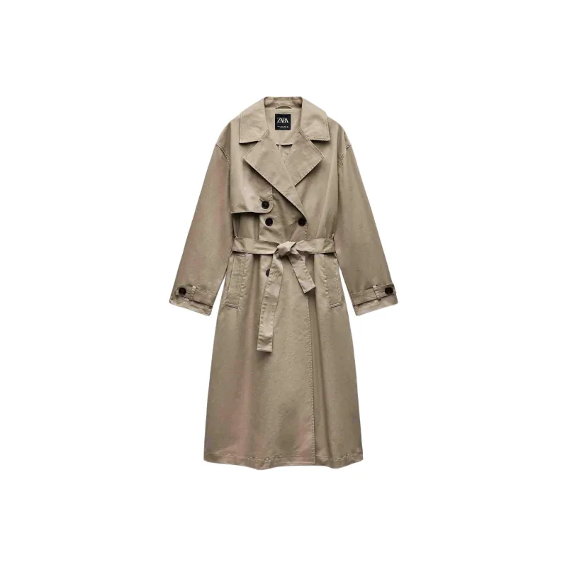 ZARA Trench Coats Women's-2