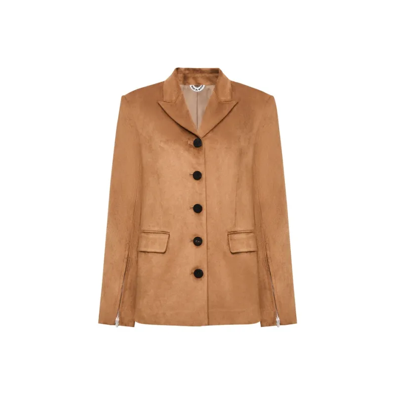 Lost In Echo Business Suit Coat Women's Brown-0