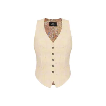 ETRO Slub Sleeveless Waistcoat