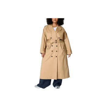 NASTY GAL Plus Tailored Trench Coat Trench Coat Women's Camel
