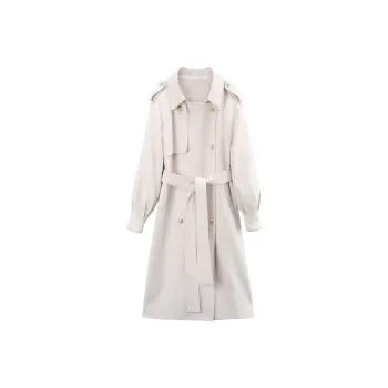 A Paradise For Awakening Trench Coat Women's Beige