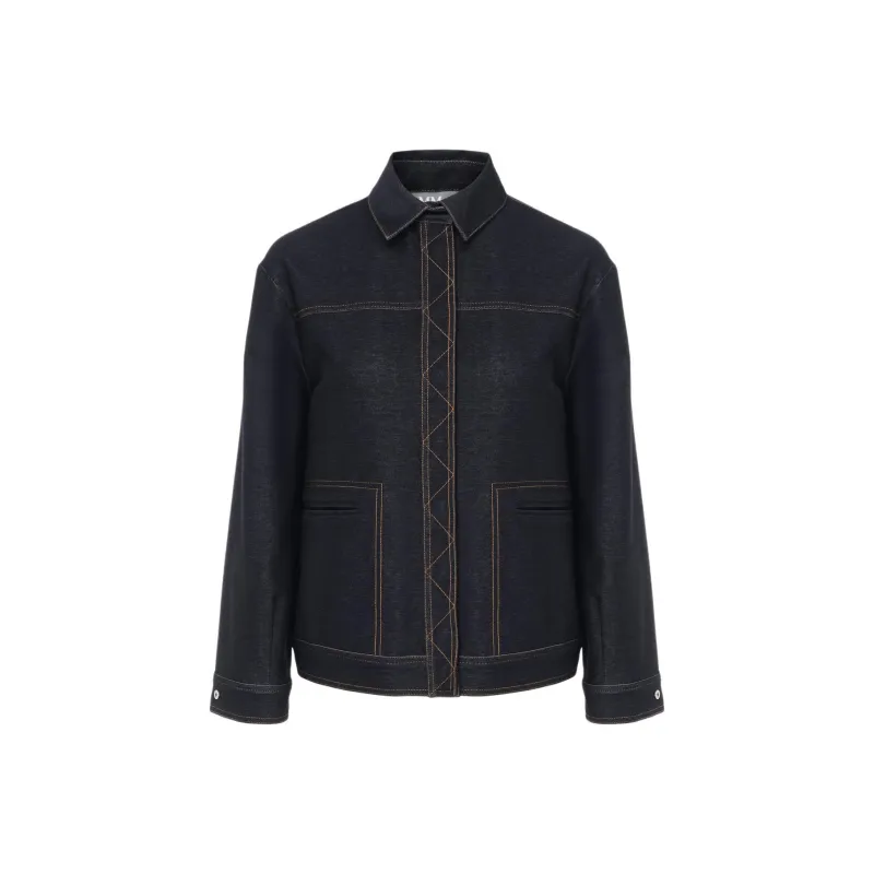 MaxMara Denim Jacket Women's Blue-0