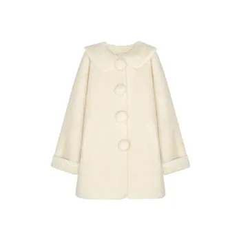 Summer Hooray Velvet feel Coat Women's Milk White