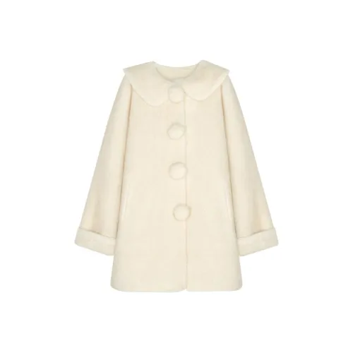 Summer Hooray Velvet feel Coat Women's Milk White