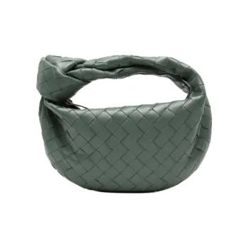 Bottega Veneta JODIE Gold Tone Lock Dumpling Bag Handbag Women's Aloe Vera Color