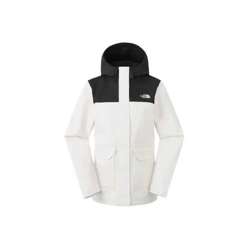 THE NORTH FACE City Outdoor Collection Windbreaker Jackets Women's Dune White