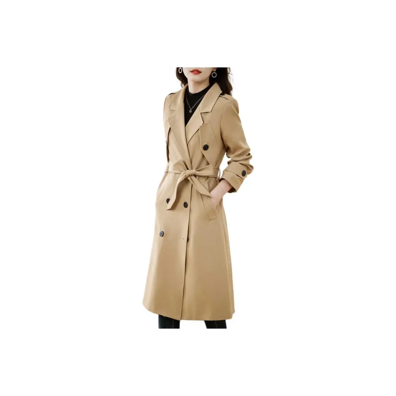 Yi Mengyuan Trench Coat Women's-4
