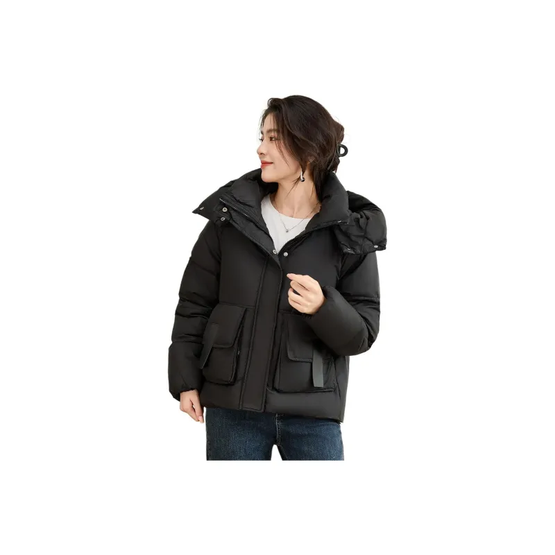 CARBAMMI Puffer Jacket Women's Black-0