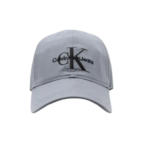 CALVIN KLEIN Organic Cotton, 100% Cotton, Cotton Fabric Baseball Caps Men's Gray