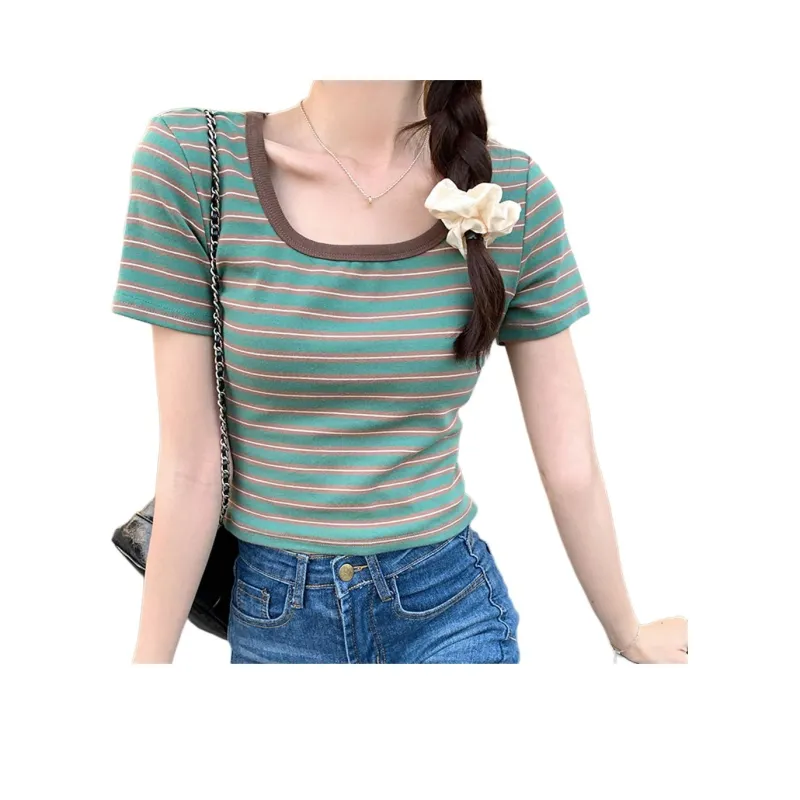 Si Bei'er Set in Sleeve T Shirt Women's-3