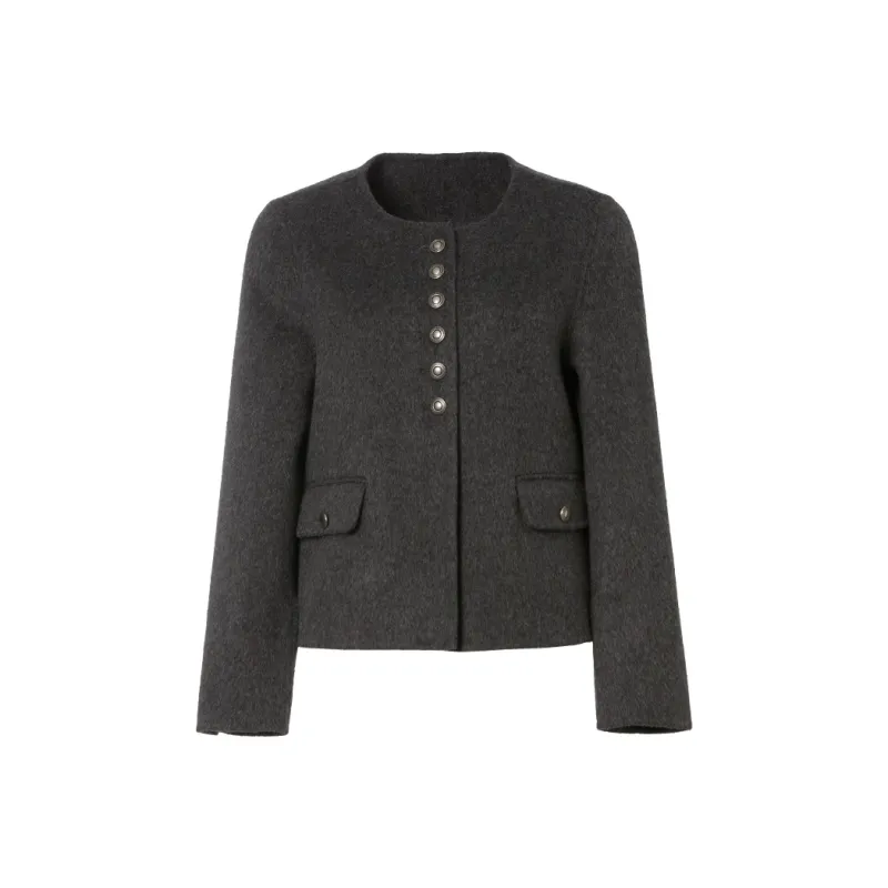 Mambe Coats Women's Dark Gray-0