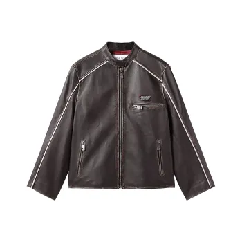 Miss Sixty Leather Jacket Women's Black