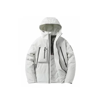 MASGLO Puffer Jacket Unisex Ivory White