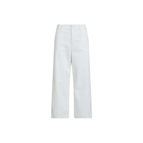 Polo Ralph Lauren Twill Wide Leg Cropped Trousers