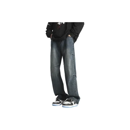 PODGORNOI Jeans Men Vintage Blue