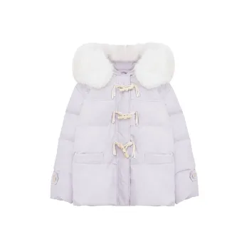 PAZZO Ox Horn Button Puffer Jacket Coat Puffer Jacket Women's