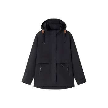 OUTDOOR PRODUCTS Windproof Thermal Windbreaker Jacket Women's Classic Black