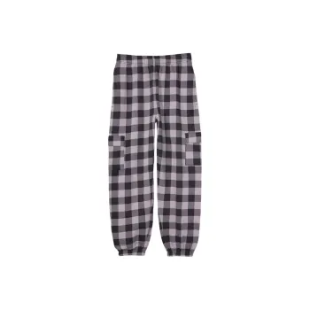 Victoria's Secret PINK Casual Pants Women's Black White Plaid