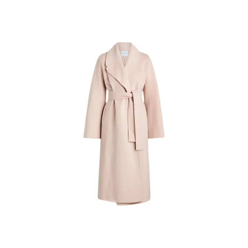SCANLAN THEODORE SS25 Soft Wool Coat Women's Mink/Pink-0