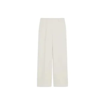WEEKEND MaxMara Angola Stretch Wide Leg Trousers