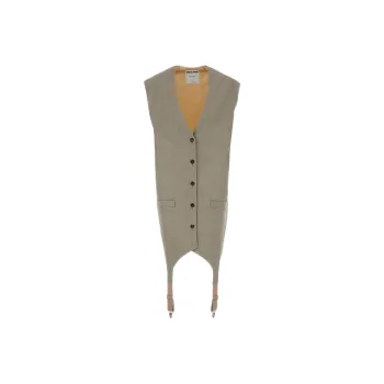 MOSCHINO Single Breasted Oversized Vest