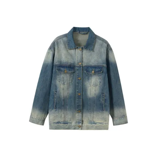 Icicofficial Denim Jacket Women's Denim Blue