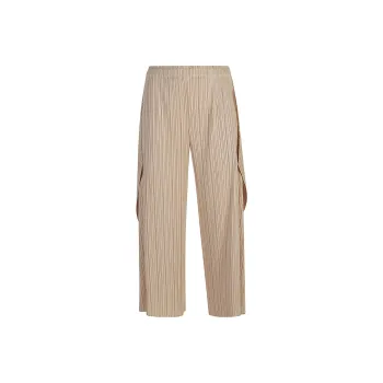 PLEATS PLEASE ISSEY MIYAKE Casual Pants Women's Light Umber