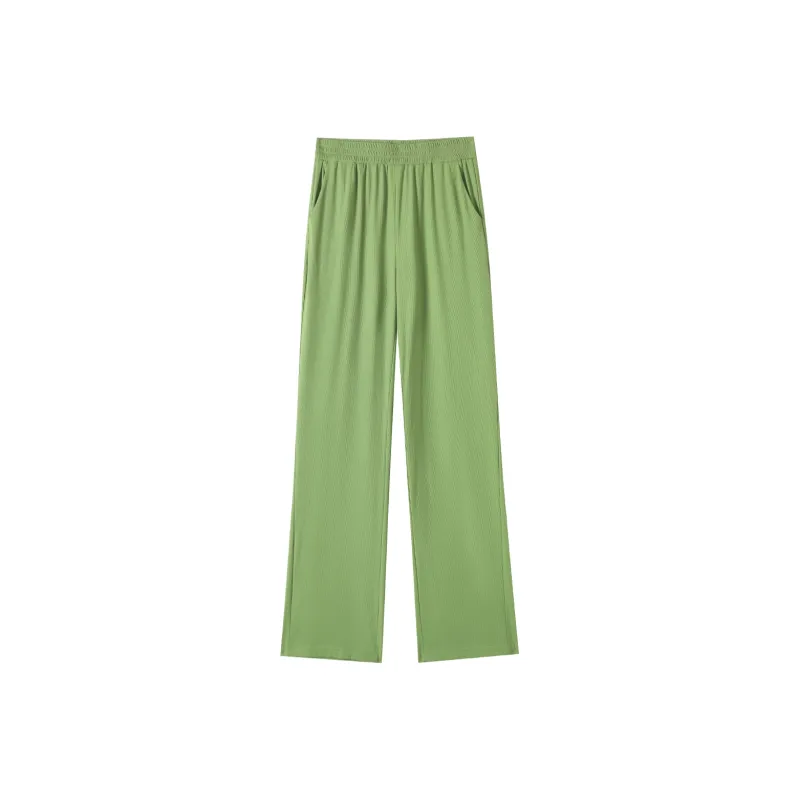 0571 Family Casual Pants Women's Green-0