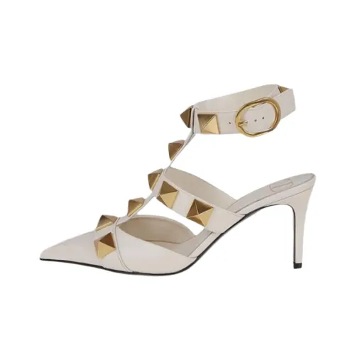 Valentino Slim Heel High Heels Women's White