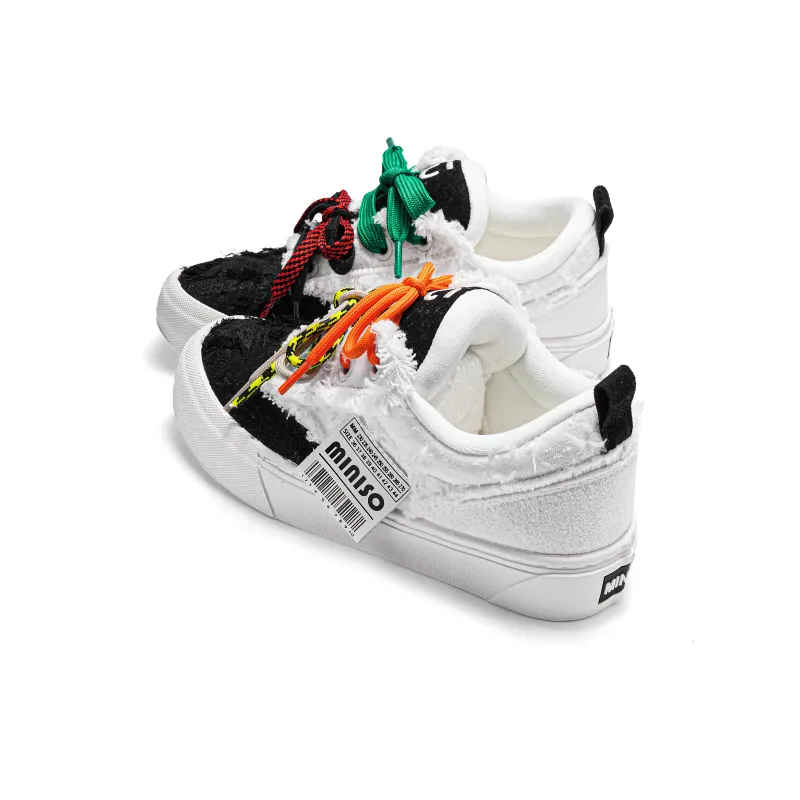 MINISO Skateboard Shoes Unisex Burgundy-25