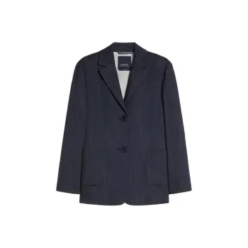 'S MAX MARA Derna Single Breasted Long Sleeved Jacket