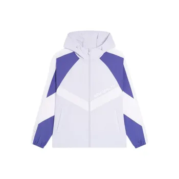 XTEP Vitality Series Trench Coat Women's Sheer Purple/Electric Purple/Pearl White