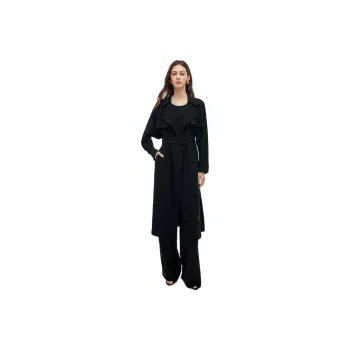 GOELIA Trench Coat Women's Black