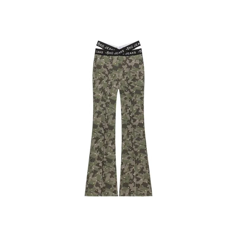 CHUU Casual Pants Women's Camouflage-0