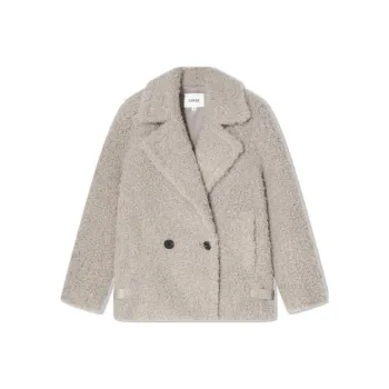 COVERINS Velvet feel Coat Women's Medium Gray