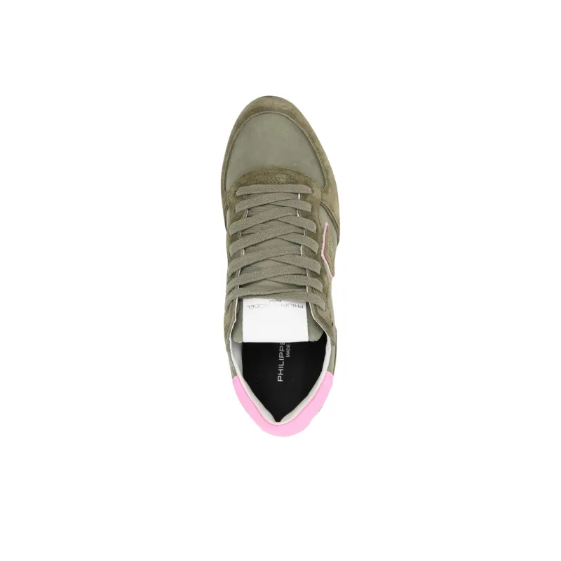 PHILIPPE MODEL Trp Low Top Casual Shoes Unisex Green-3