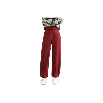 TERRE BLEUE Casual Pants Women's Burgundy