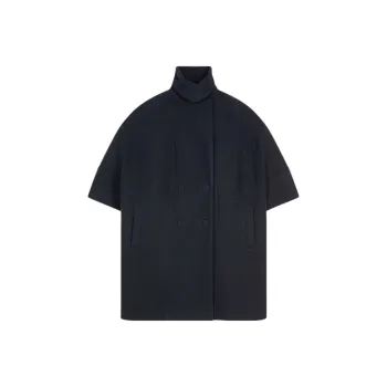 DRIES VAN NOTEN FW24 Coats Women's Marine Blue