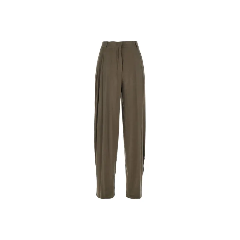 THE ANDAMANE Front Pleated Trousers-0